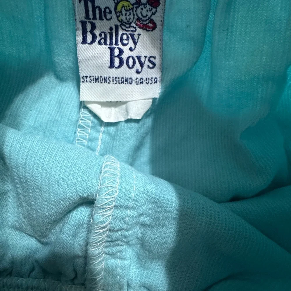 The Bailey Boys Kids Blue Pants with Pink Trim